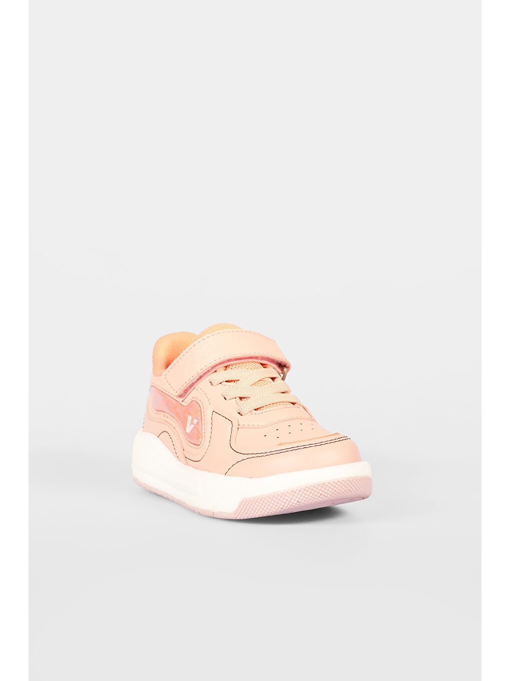 Pembe Disnew Işıklı Kız Bebek Pudra Sneaker-2