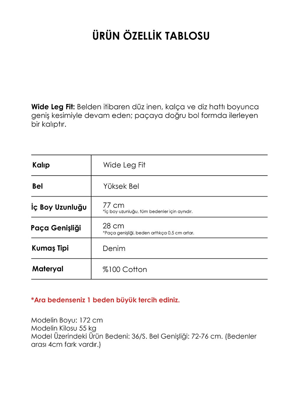 Mavi Kadın Jean Rengi Olea 4S5-3 %100 Pamuk Straight Wide Leg Fit Denim Jean-3