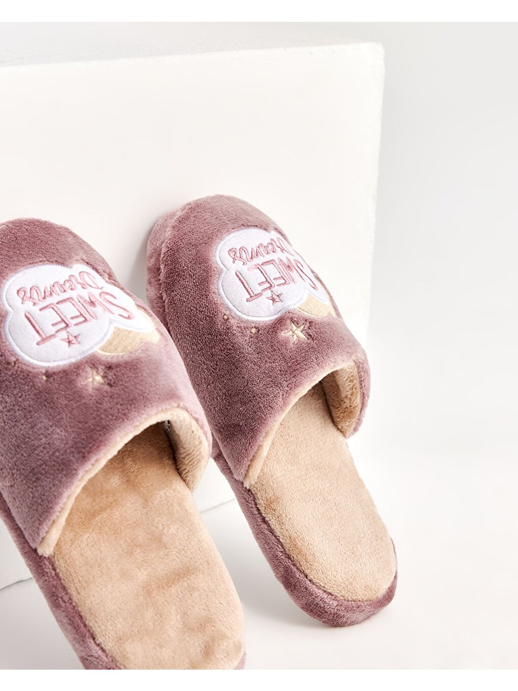 Mor Kadın Sweet Dreams Ev Terliği - PERA-4