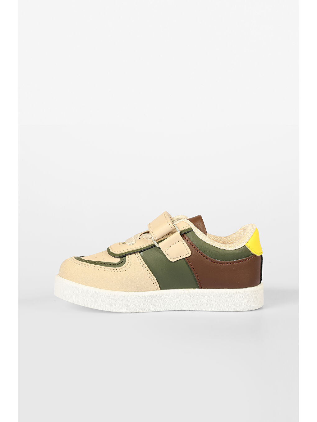Sam Işıklı Erkek Bebek Haki Sneaker-1