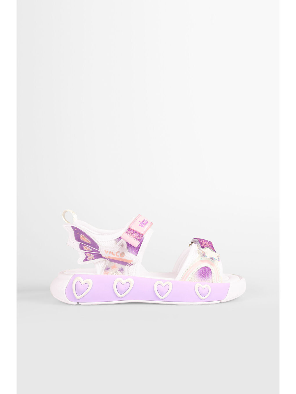 Label Hafif Kız Okul Öncesi Beyaz Sandalet