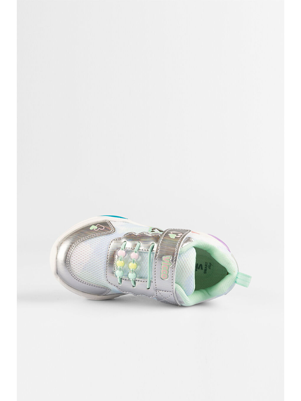 Gelato Işıklı Kız Okul Öncesi Beyaz Spor Ayakkabı-5