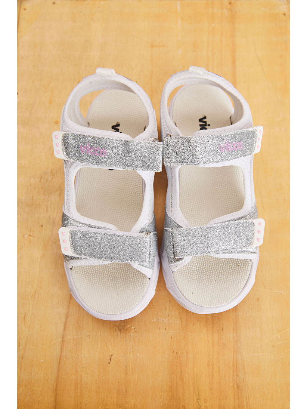 Roy Işıklı Kız Çocuk Beyaz Sandalet-2