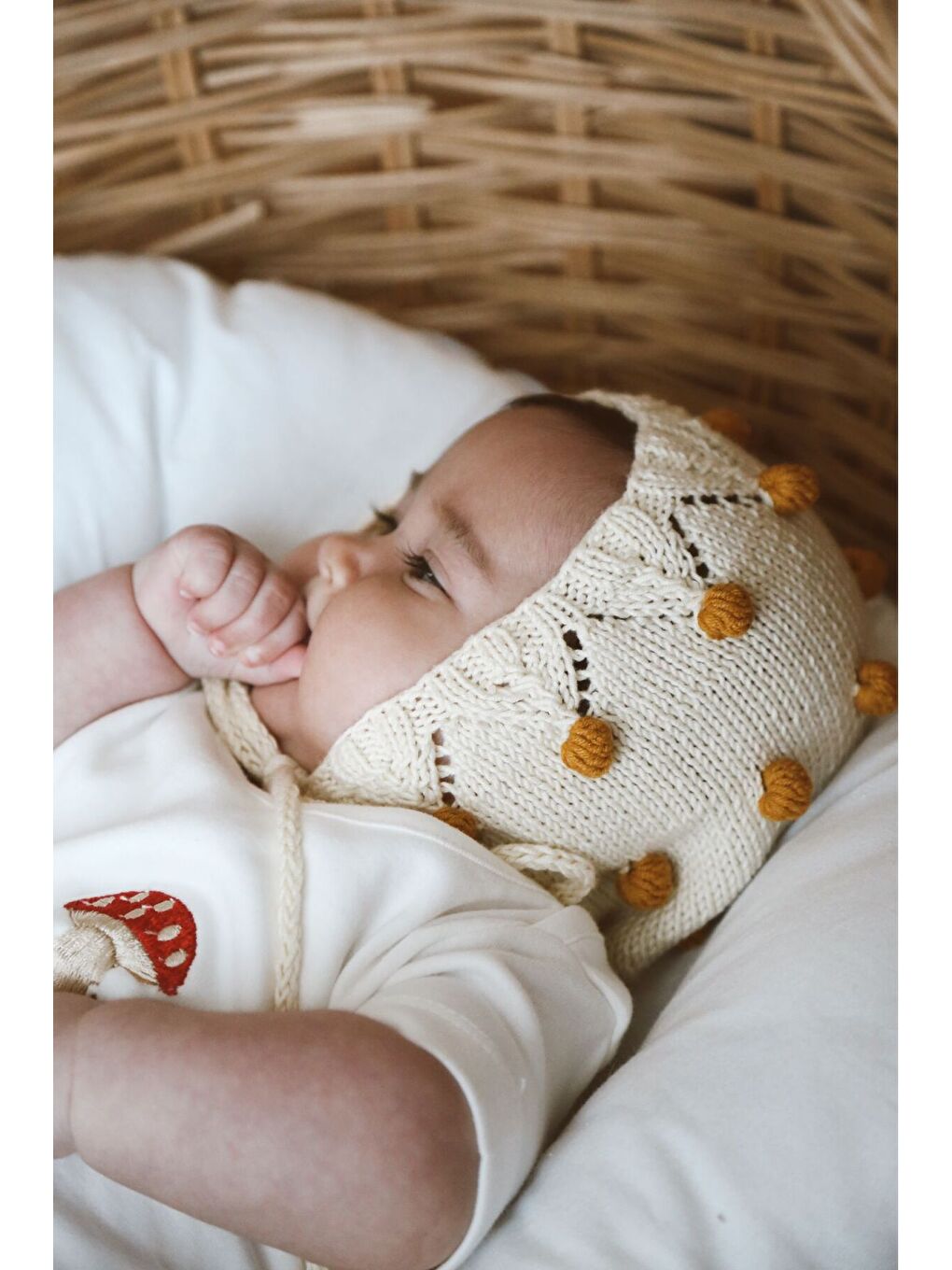 Bej Ponponlu Bebek Beresi Model 6-2