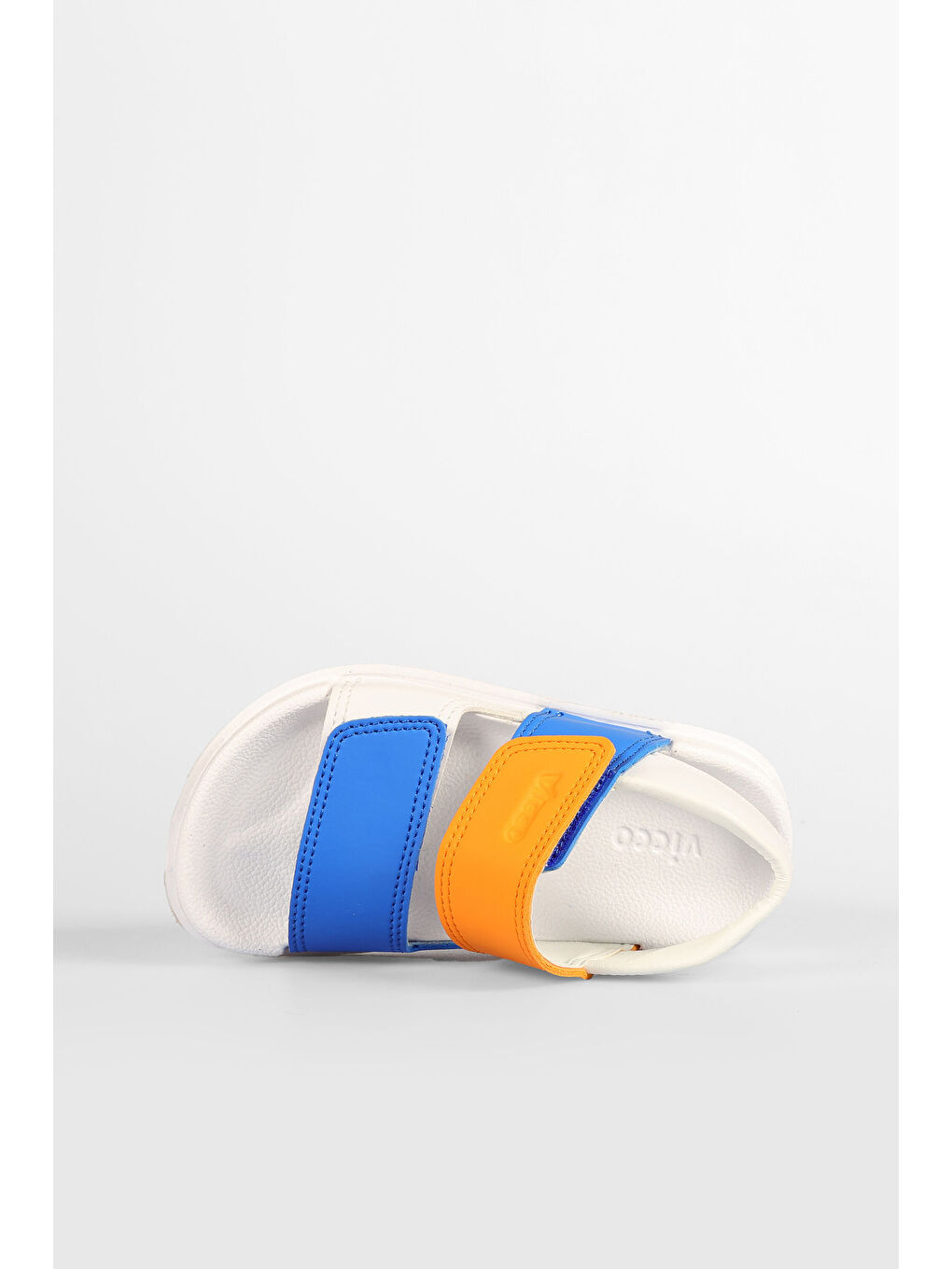 Krixi Hafif Erkek Çocuk Beyaz/Saks Mavi Sandalet-6