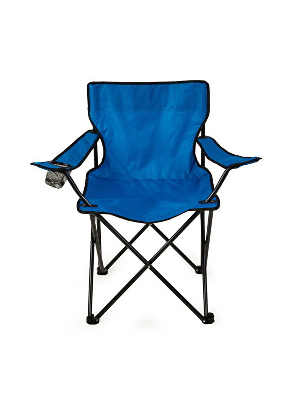 Piknik ve Kamp Sandalyesi - Mavi - 76x52x82 cm-2