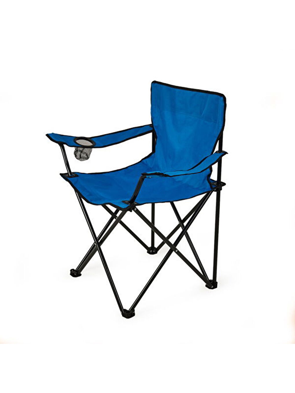 Piknik ve Kamp Sandalyesi - Mavi - 76x52x82 cm-10