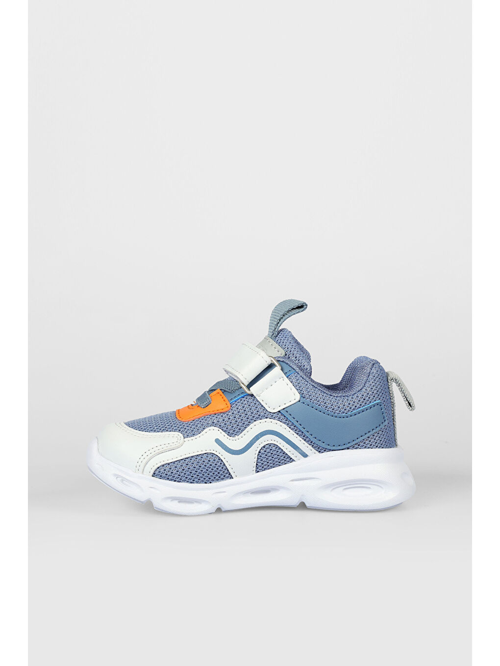Mavi Rony Işıklı Erkek Bebek Spor Ayakkabı-1