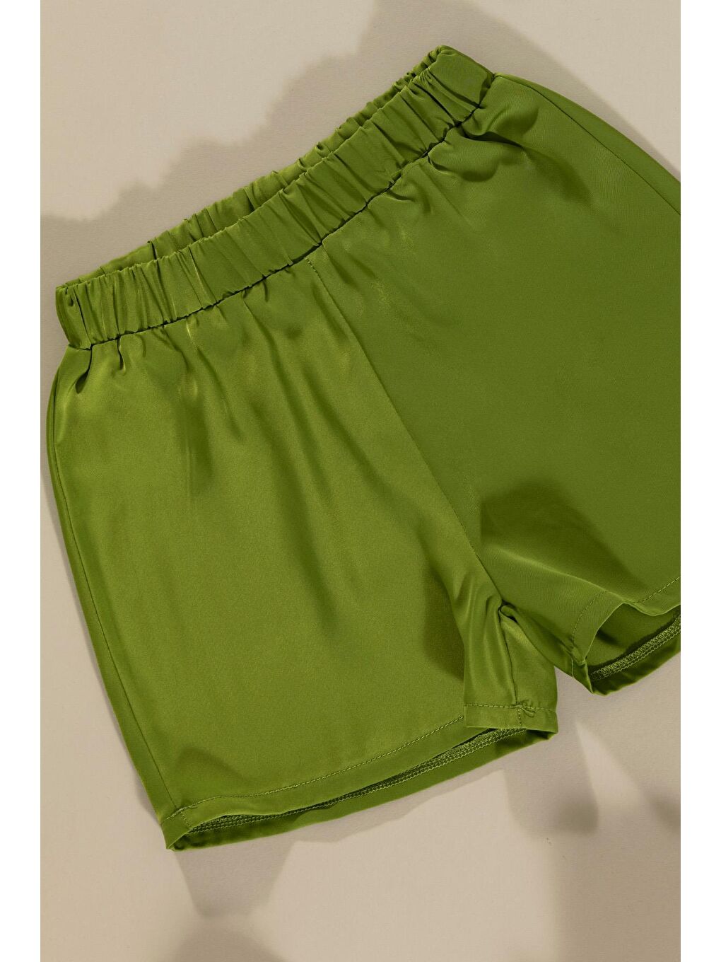 Cep Detaylı Tshirt Şort Yeşil Alt Üst Takım-2