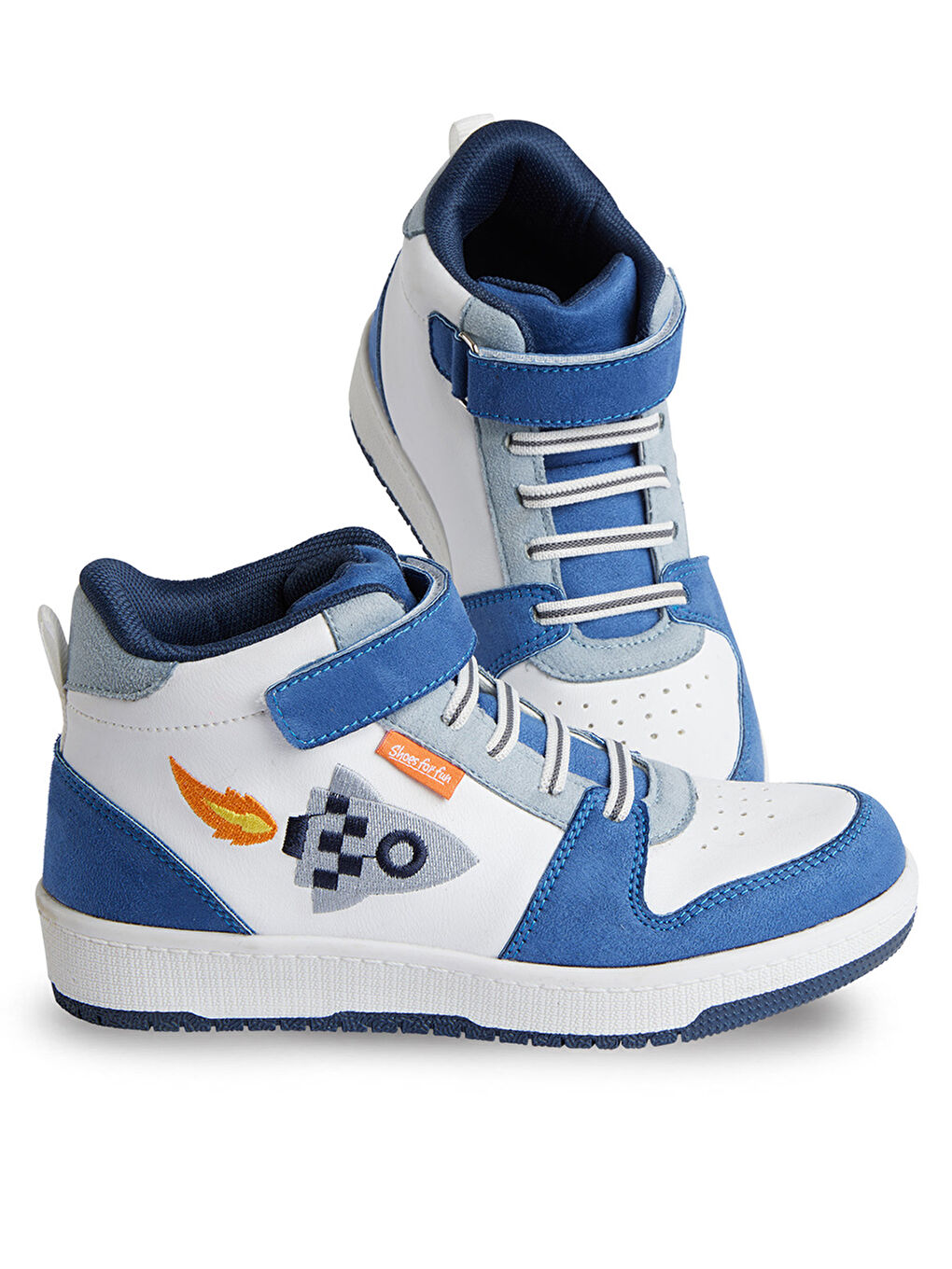 Karışık Roket Erkek Çocuk Beyaz Sneakers-1