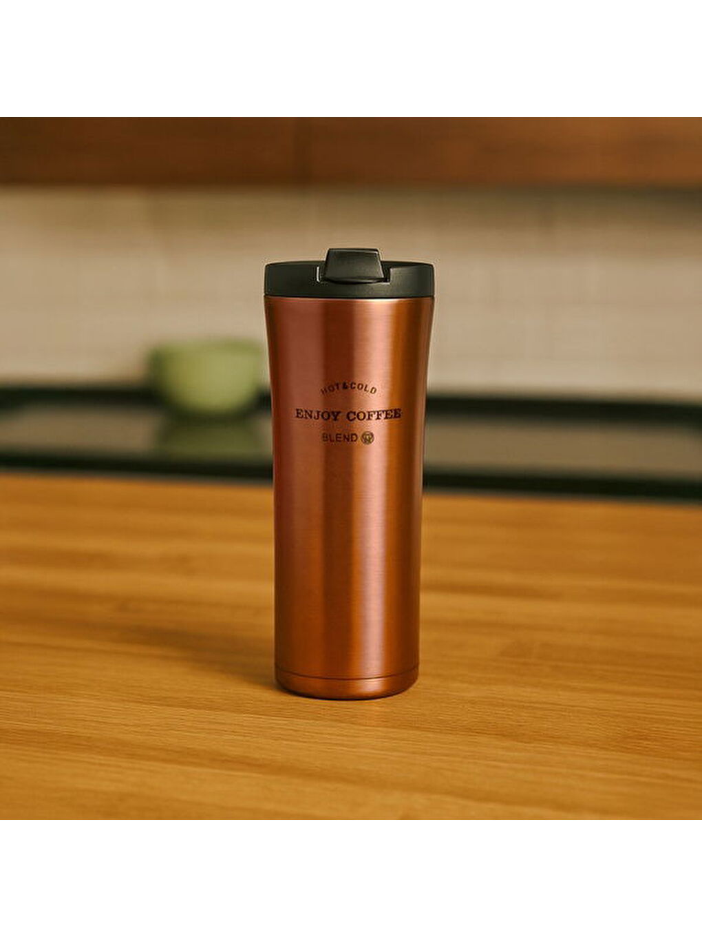 Pembe A638-02 Freedom Colours Termos - Rose Gold / Siyah - 550 ml