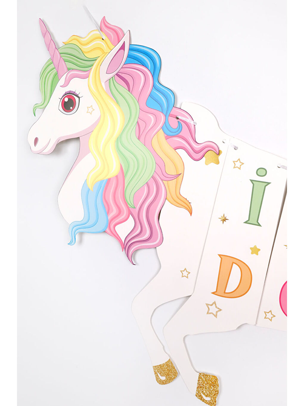 Karışık Çok Renkli Happy Birthday Banner-2