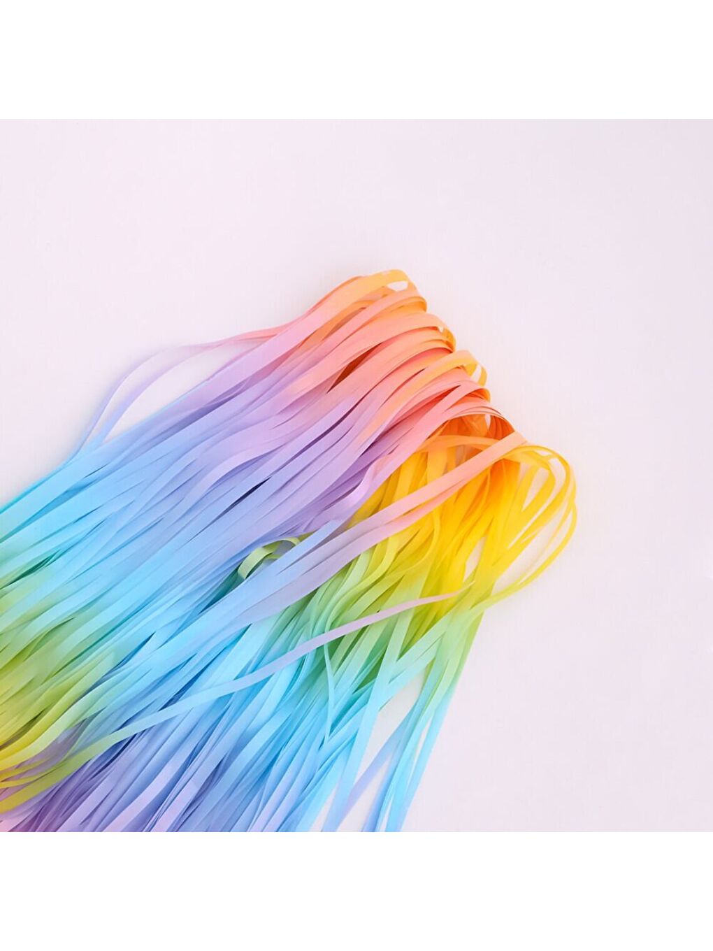 Karışık Çok Renkli Saçak Perde Parti Süsü-2