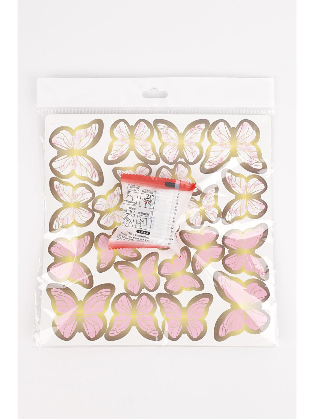 Pembe Dekoratif Kelebek Parti Süsü-1