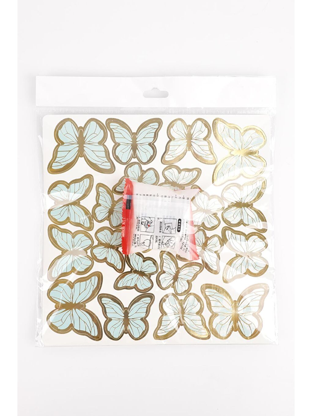 Yeşil Mint Dekoratif Kelebek Parti Süsü-1