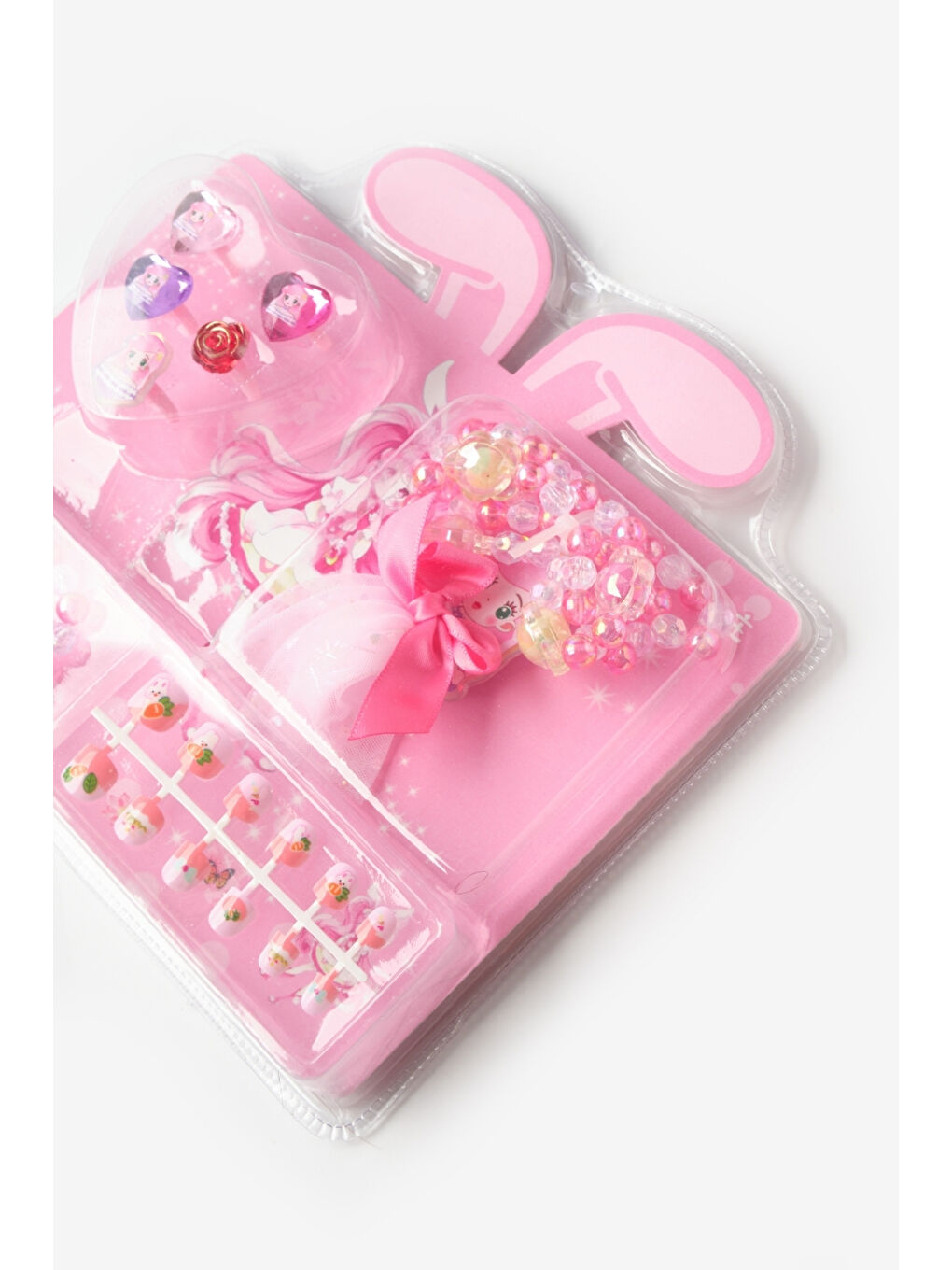 Pembe Kız Çocuk Aksesuar Seti-1