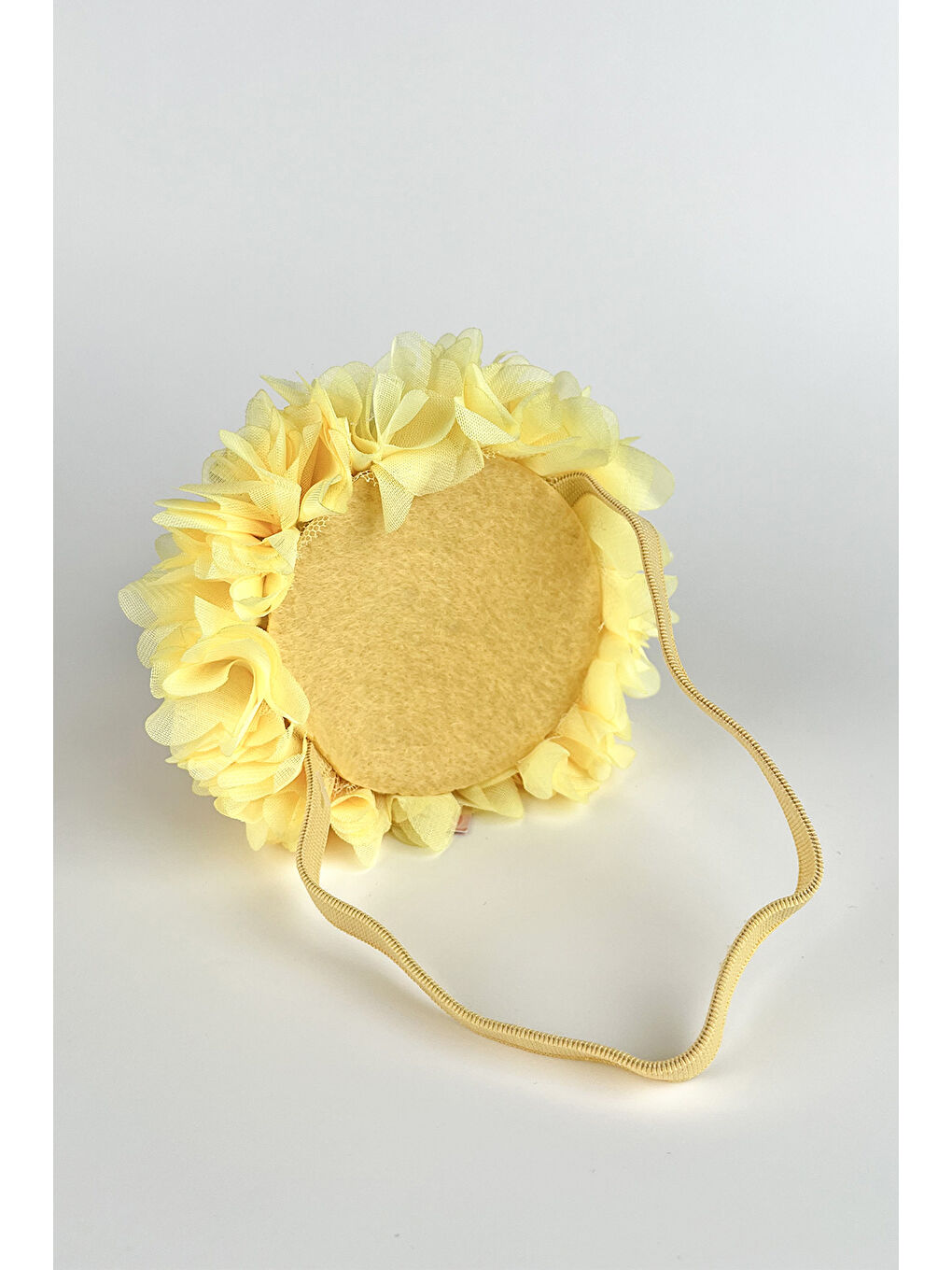 Sarı 1 Yaş Kraliçe Doğum Günü Tacı-1