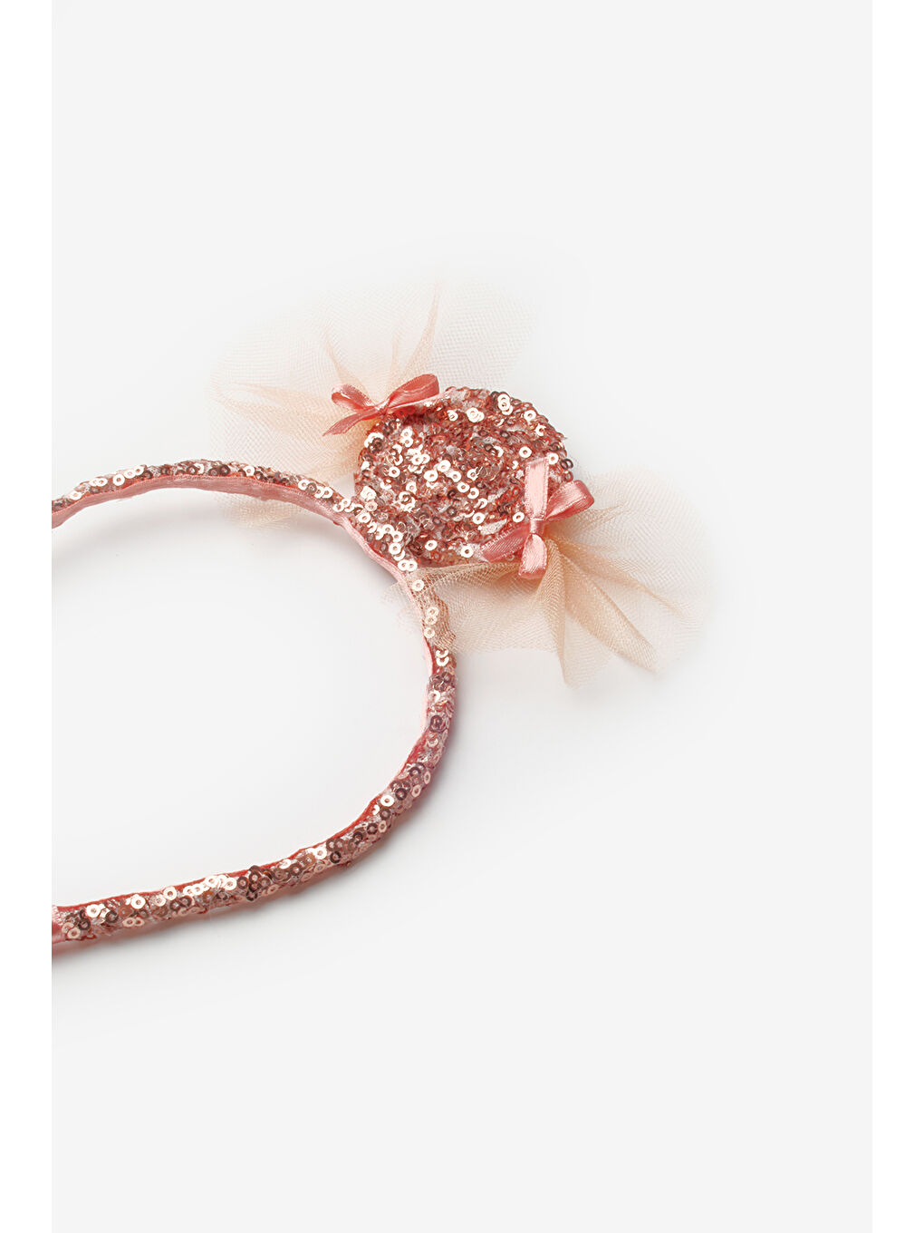 Pembe Rose Pullu Şeker Figürlü Kız Çocuk Taç-1