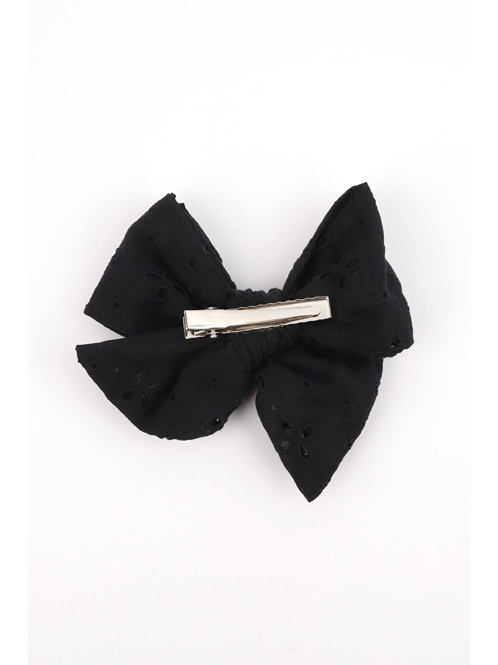 Siyah Fisto Fiyonk Kız Çocuk Klips Toka-1