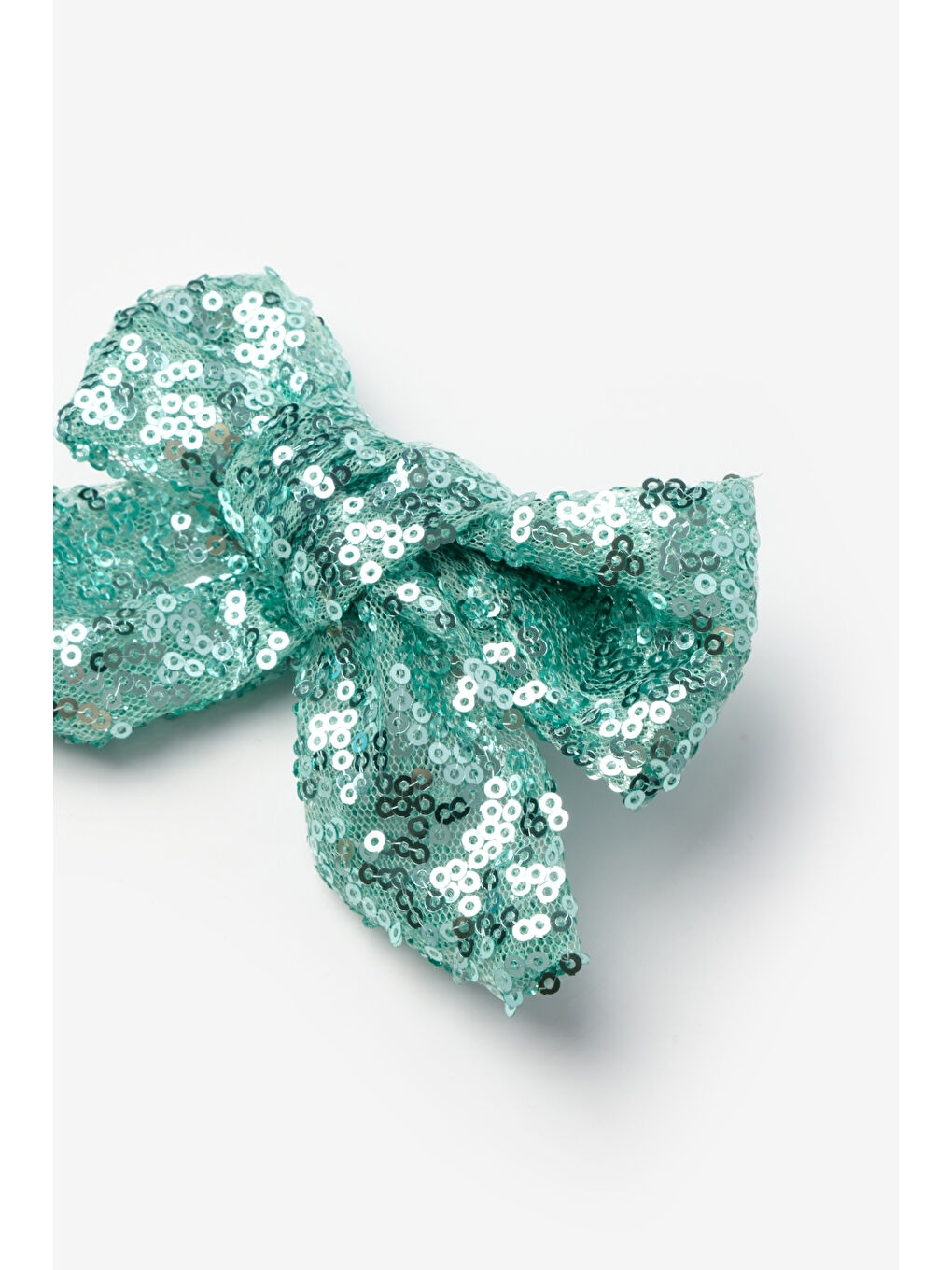 Yeşil Mint Payetli Kız Çocuk Klips Toka-1