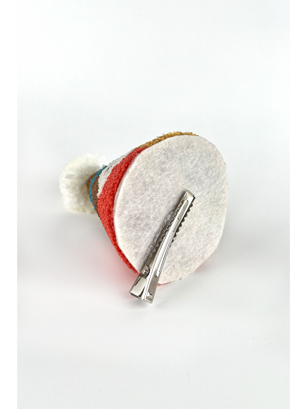 Karışık Çok Renkli Safari Punch Nakışlı 6 Rakamı Huni Doğum Günü Klips Toka-1