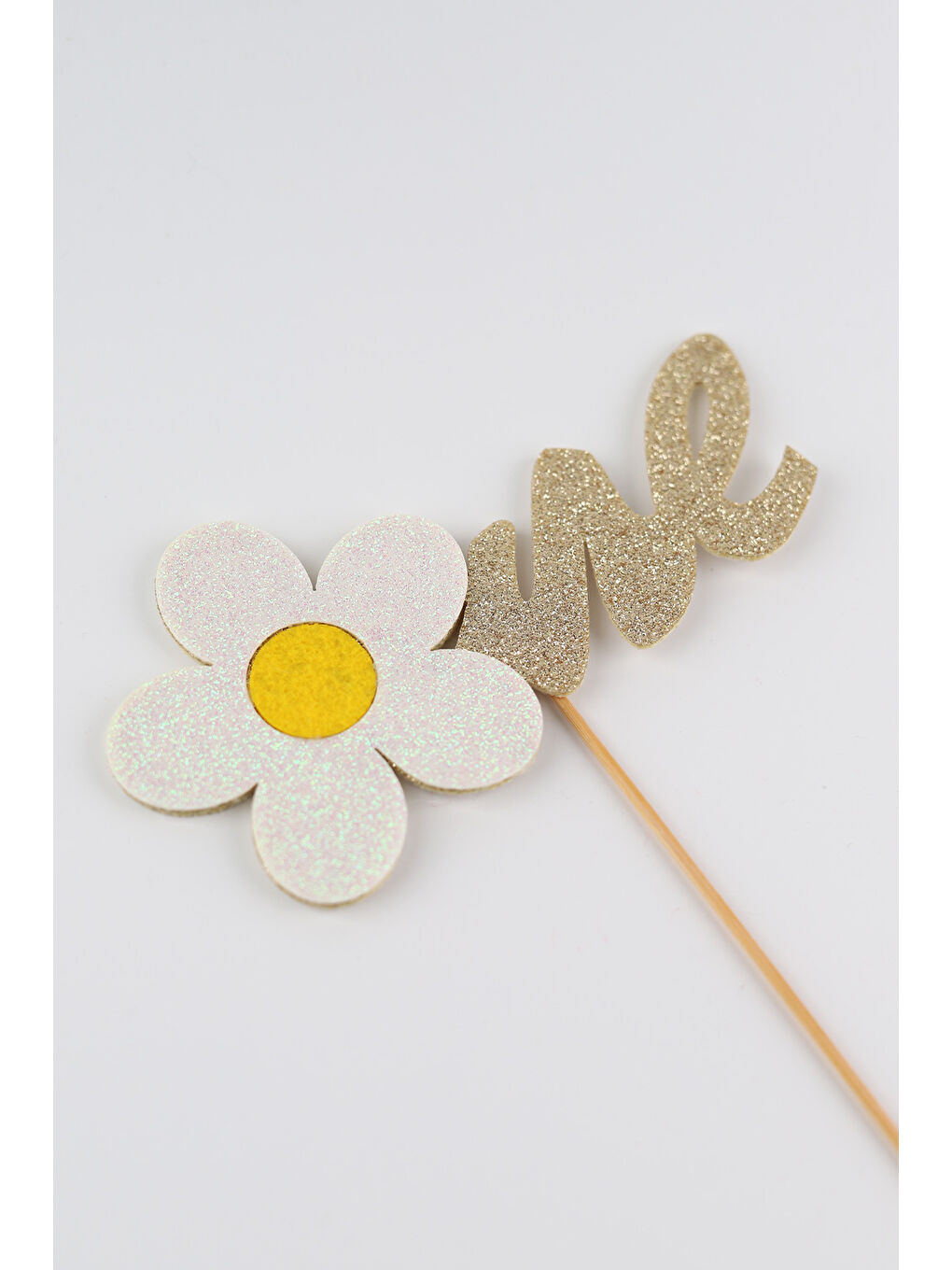 Sarı Altın One Papatya Pasta Süsü-1