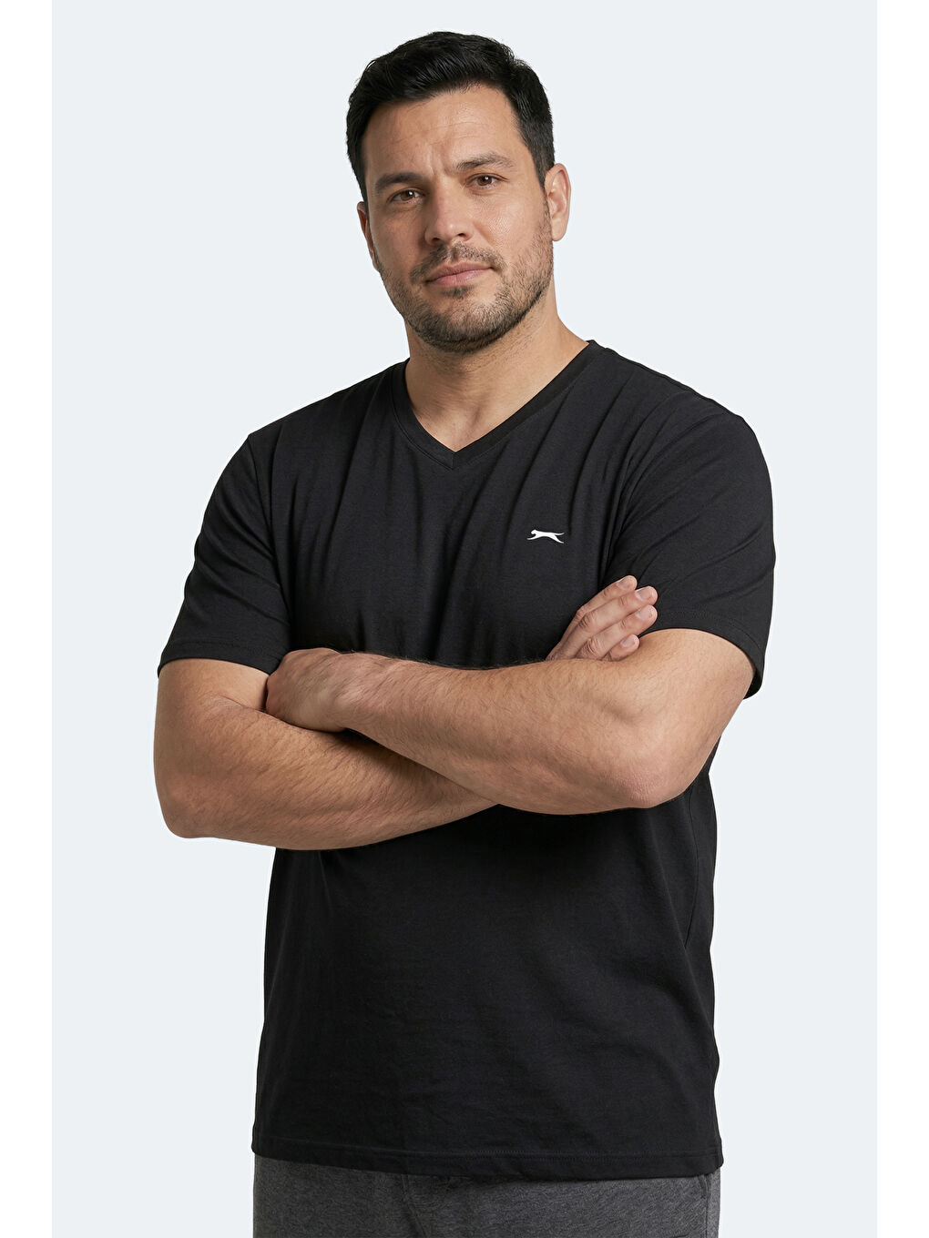 SARGON KTN  Erkek Büyük Beden Tişört Siyah-6