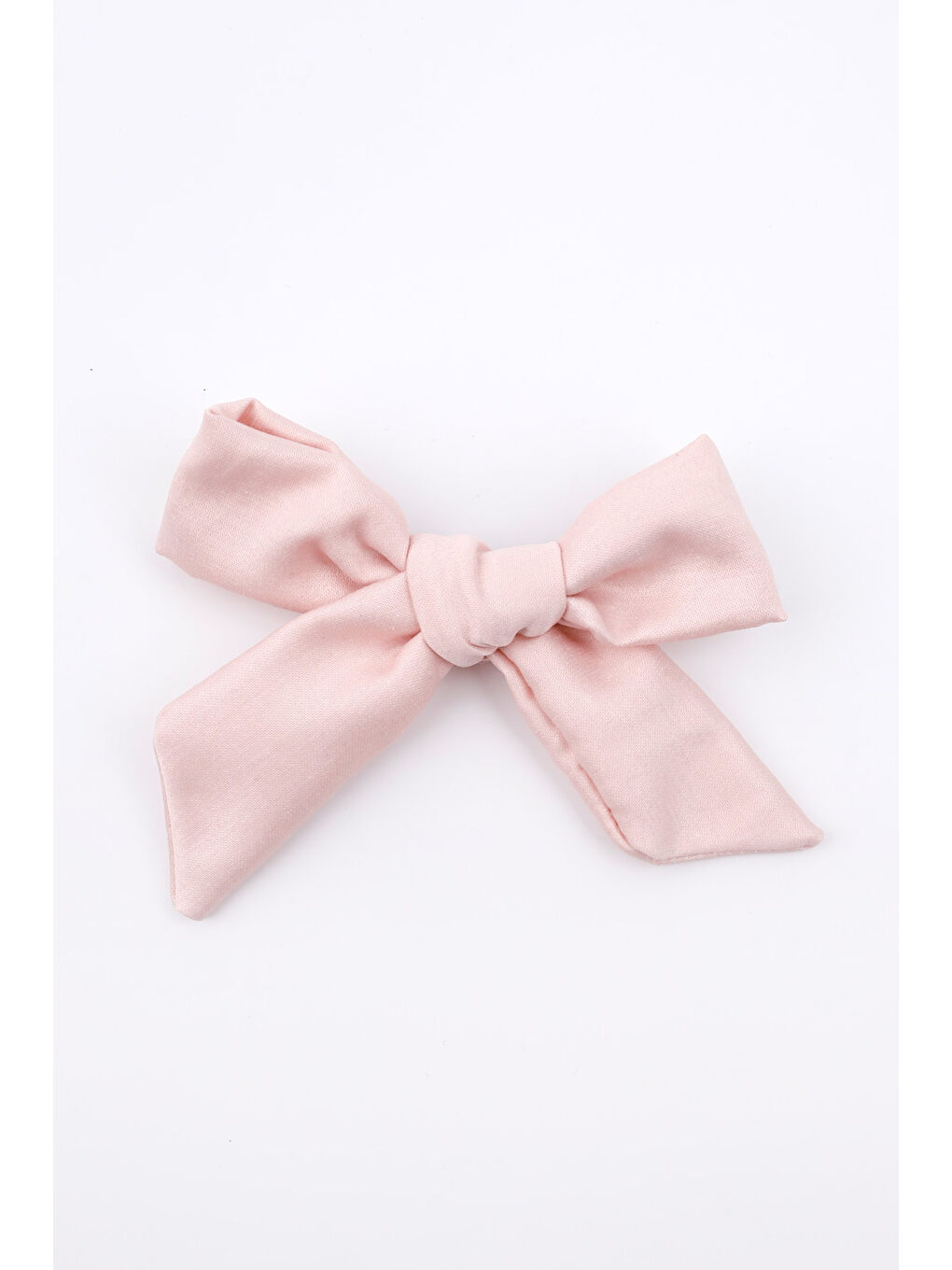 Pembe Pudra Fiyonk Kız Çocuk Klips Toka-1