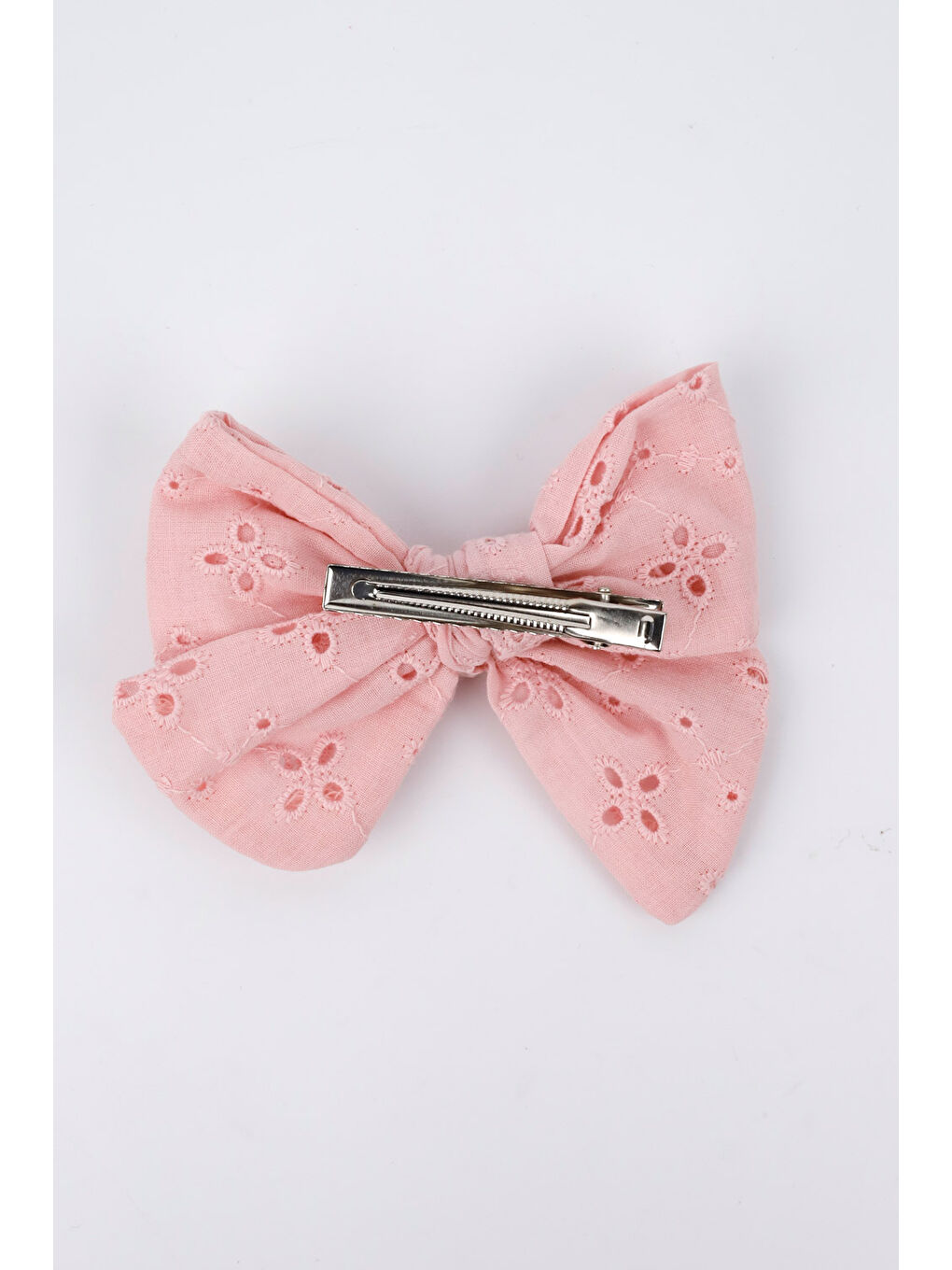 Pembe Pudra Fisto Fiyonk Kız Çocuk Klips Toka-1