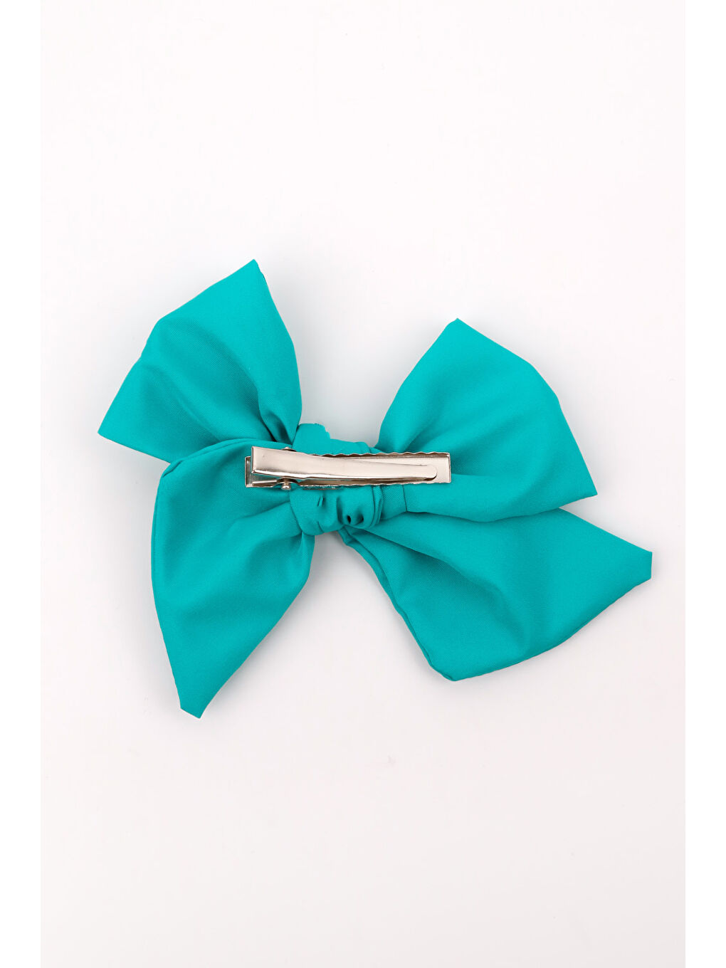 Yeşil Mint Parlak Fiyonk Kız Çocuk Klips Toka-1