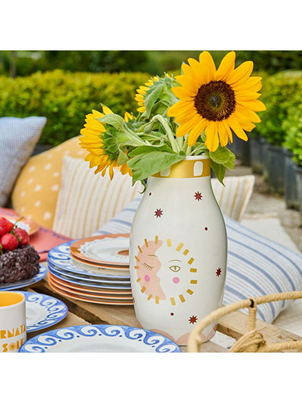 Karışık Deco Sun Madness Vazo - Renkli - 27 cm-1