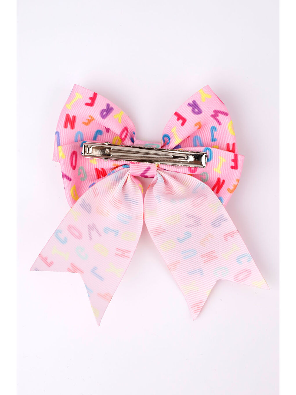 Pembe Harf Baskılı Kız Çocuk Klips Toka-1