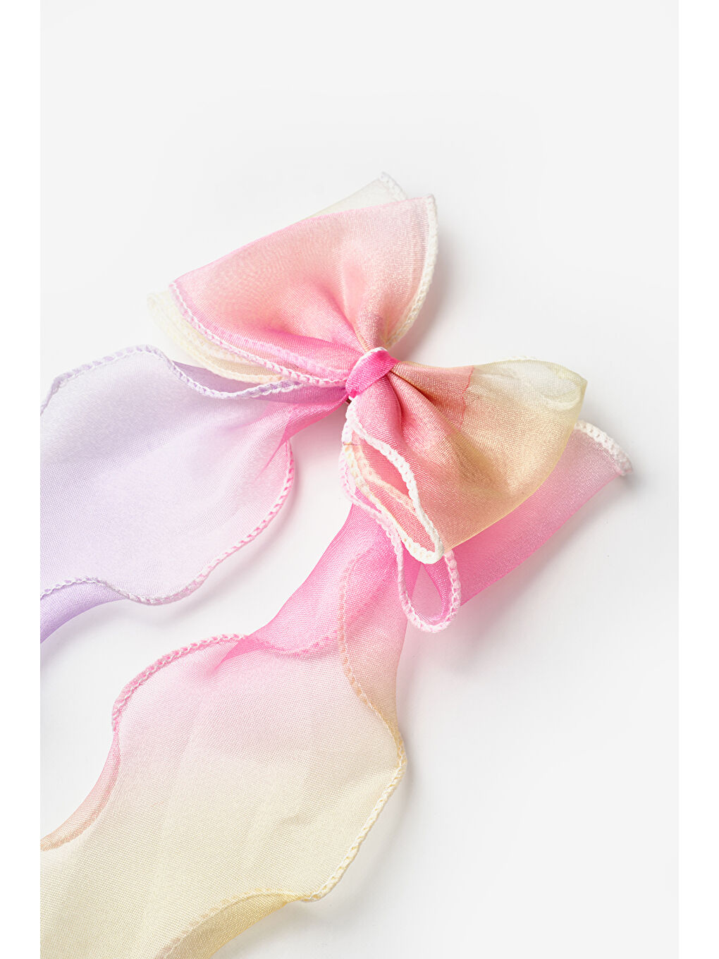 Sarı Sallantılı Kurdele Fiyonk Kız Çocuk Toka-1