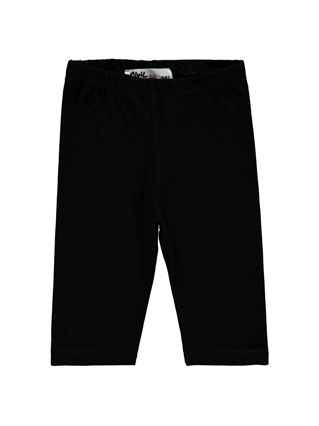 Girls Kısa 2-5 Yaş Tayt - Siyah 4-5 Yaş-2