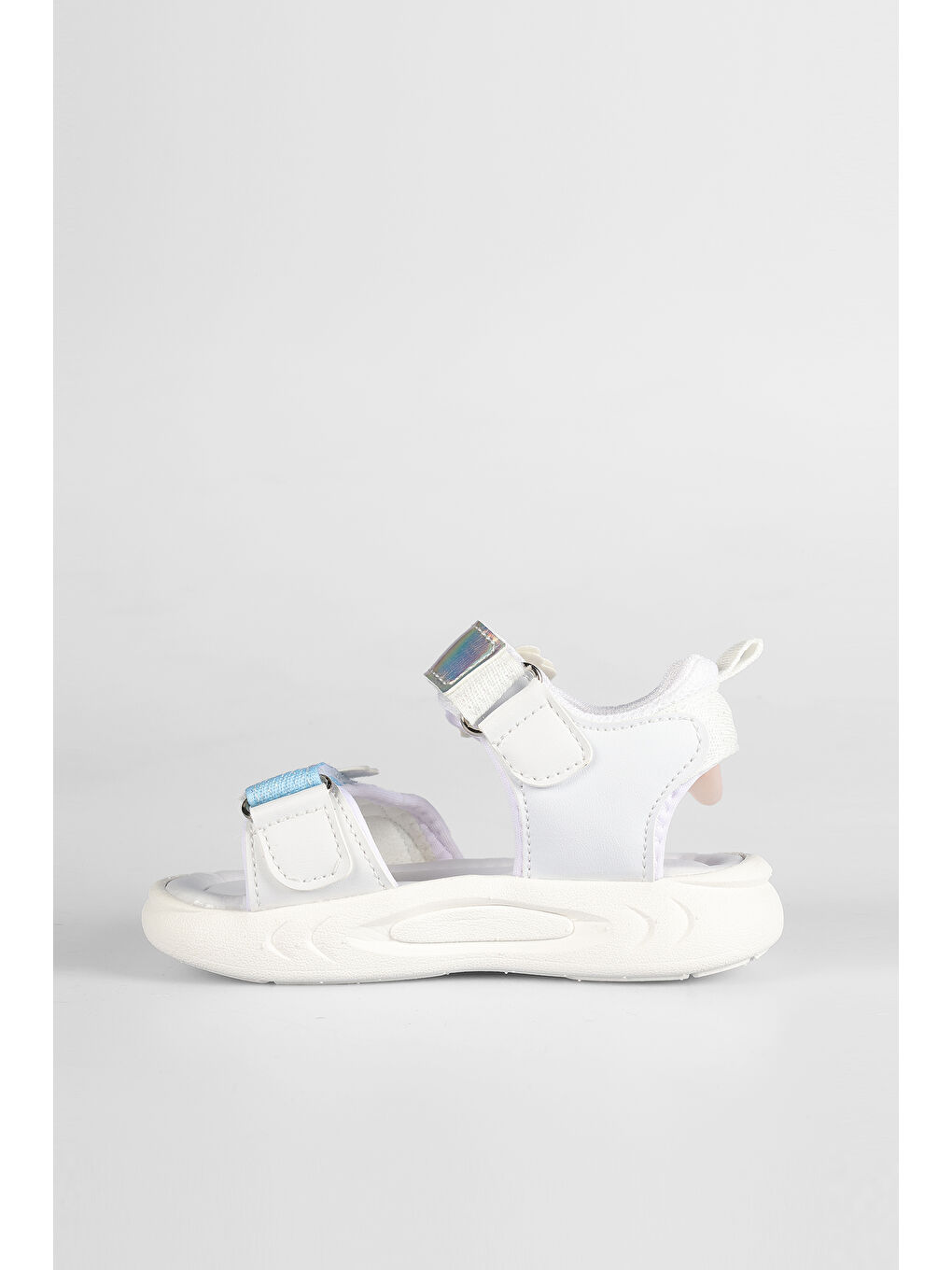 Arial Hafif Kız Bebek Beyaz Sandalet-5