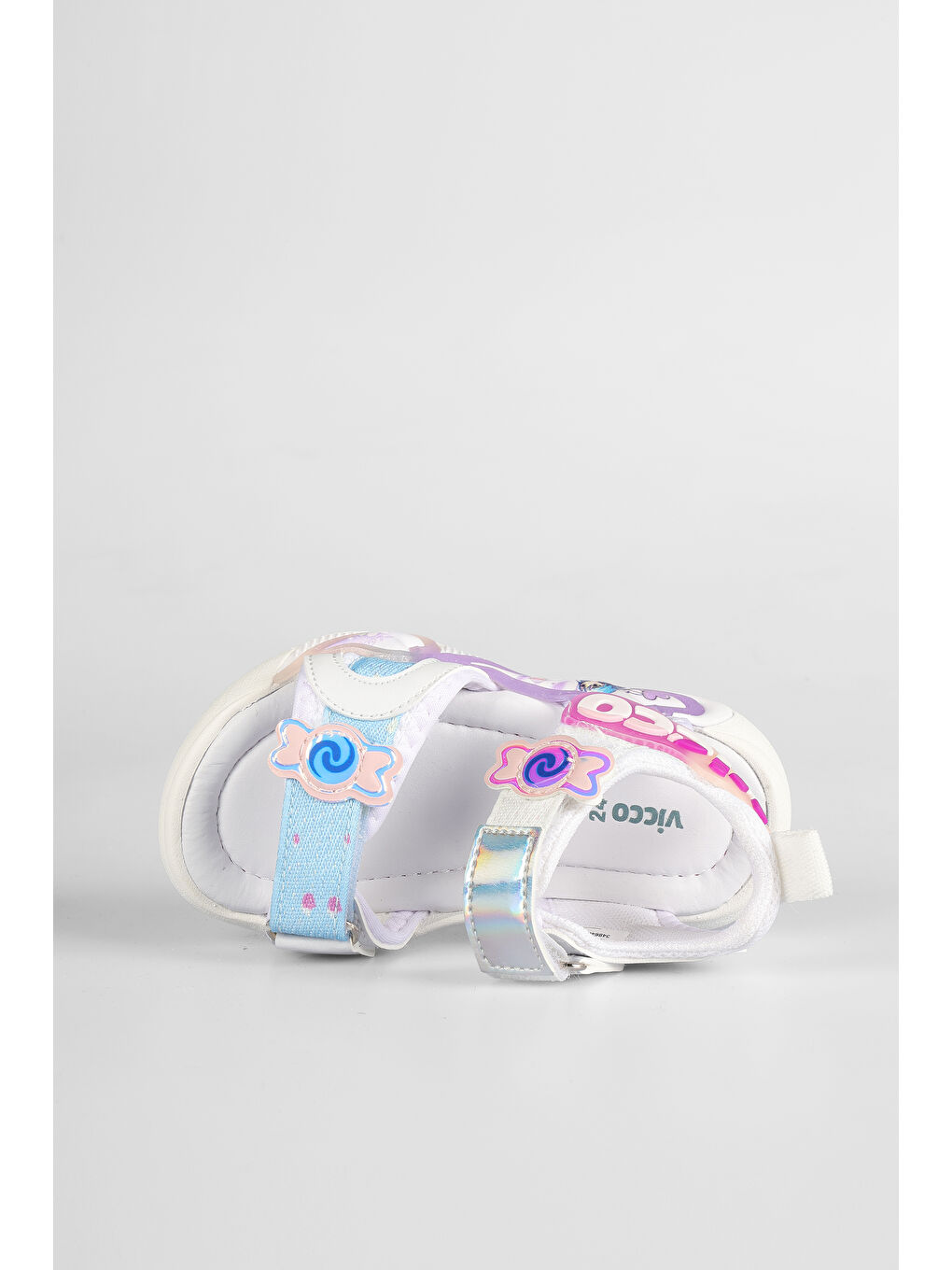 Arial Hafif Kız Bebek Beyaz Sandalet-6