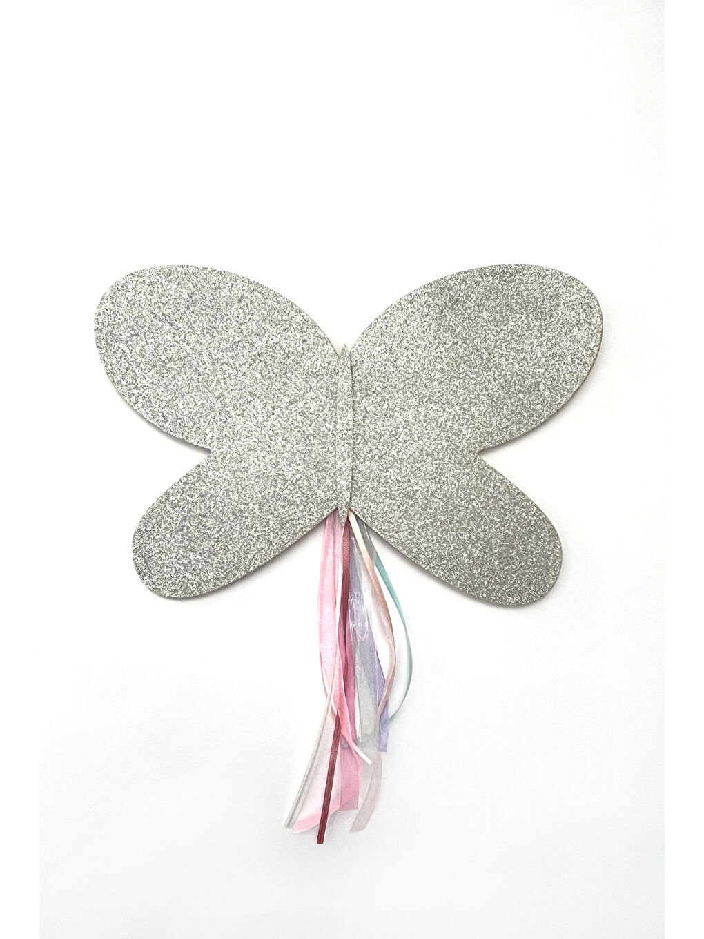 Gri Gümüş Yıldızlı Kanat Asa Saç Bandı Set-1