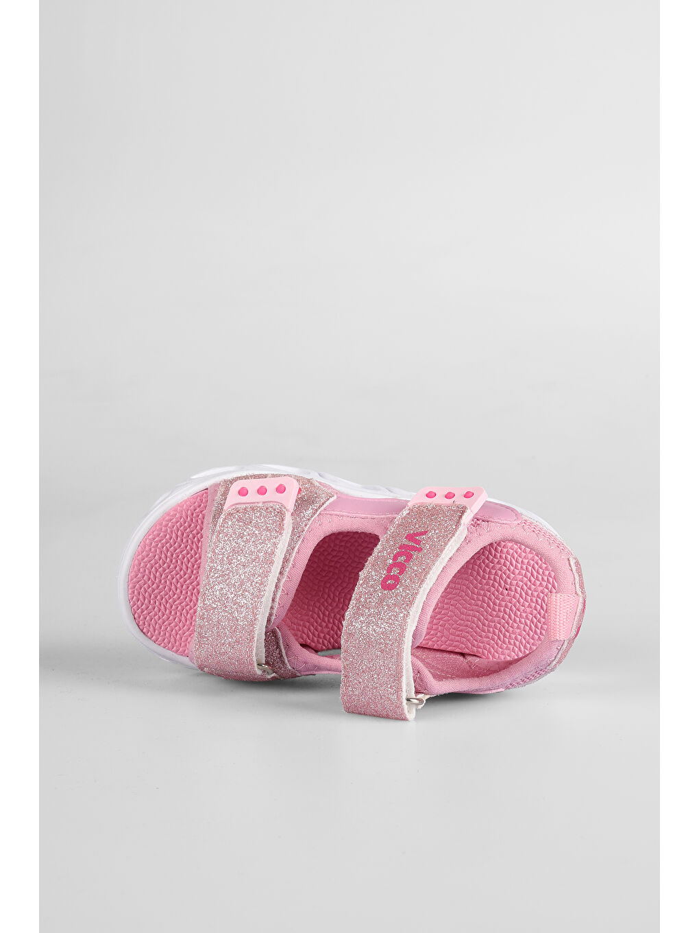 Roy Işıklı Kız Bebek Pembe Sandalet-5