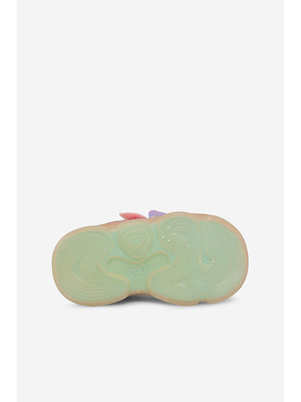 Pembe Pety Işıklı Kız Bebek Pudra Günlük Ayakkabı-3