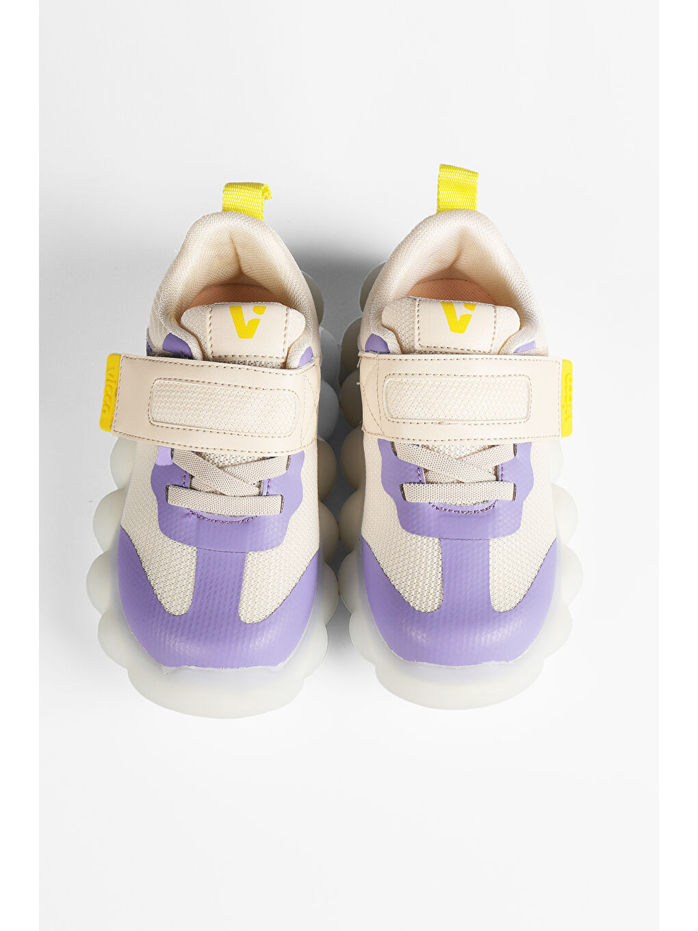 Bread Işıklı Unisex Okul Öncesi Bej Spor Ayakkabı-3