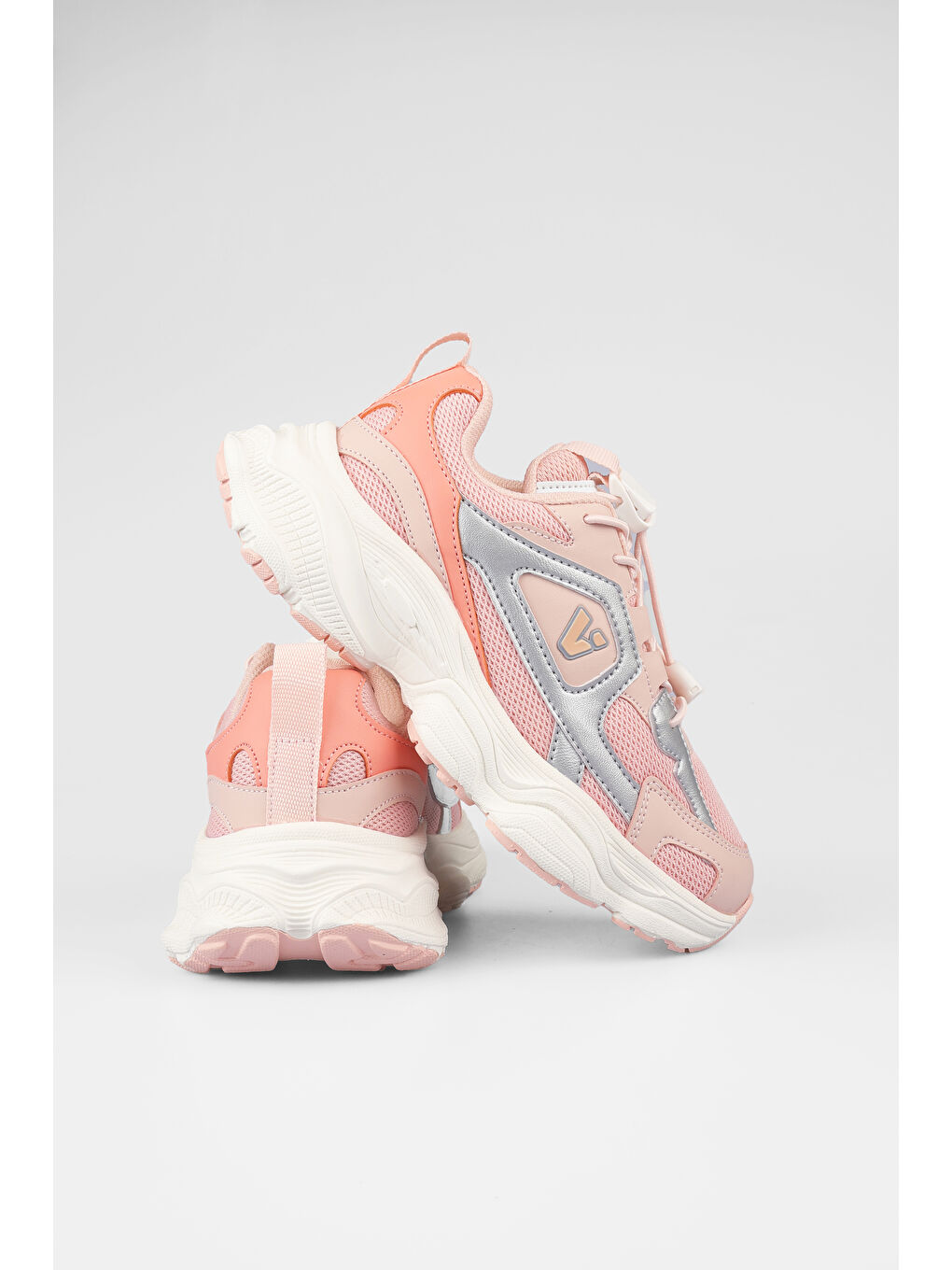 Pembe Coffee Basic Kız Çocuk Pudra Spor Ayakkabı-2