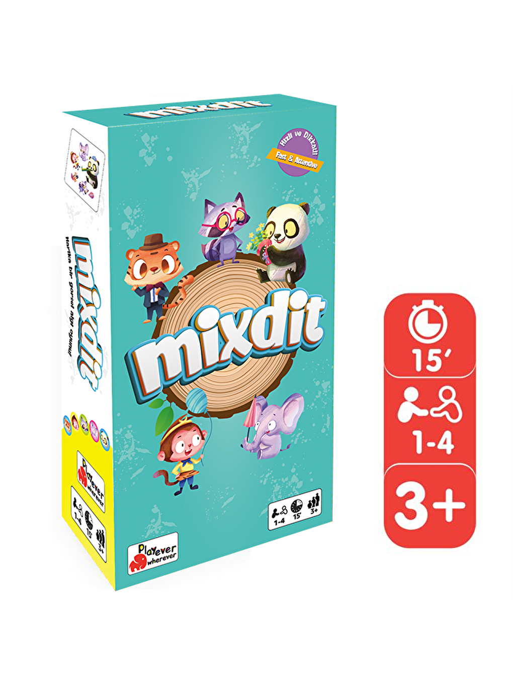 Mixdit, Dikkat ve Görsel Algıyı Geliştiren Kutu Oyunu (3-6 Yaş)-1