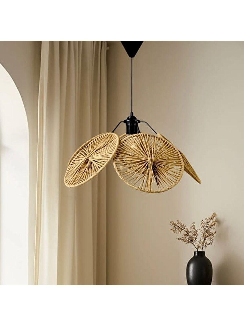 Lighting Krona Sarkıt - Kahverengi - 24x48x48 cm