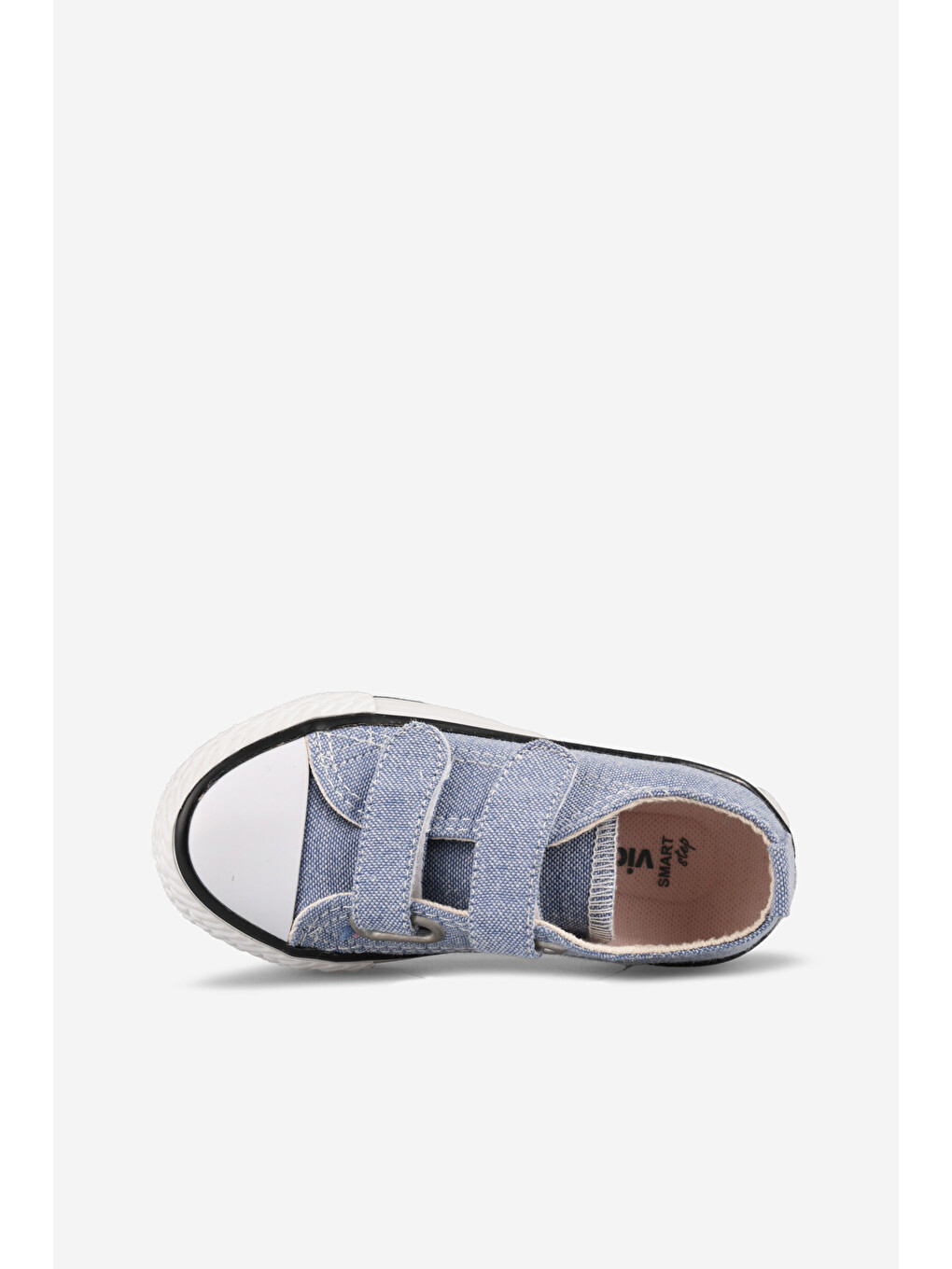 Mavi Pino Işıklı Unisex Bebek Jean Spor Ayakkabı-2