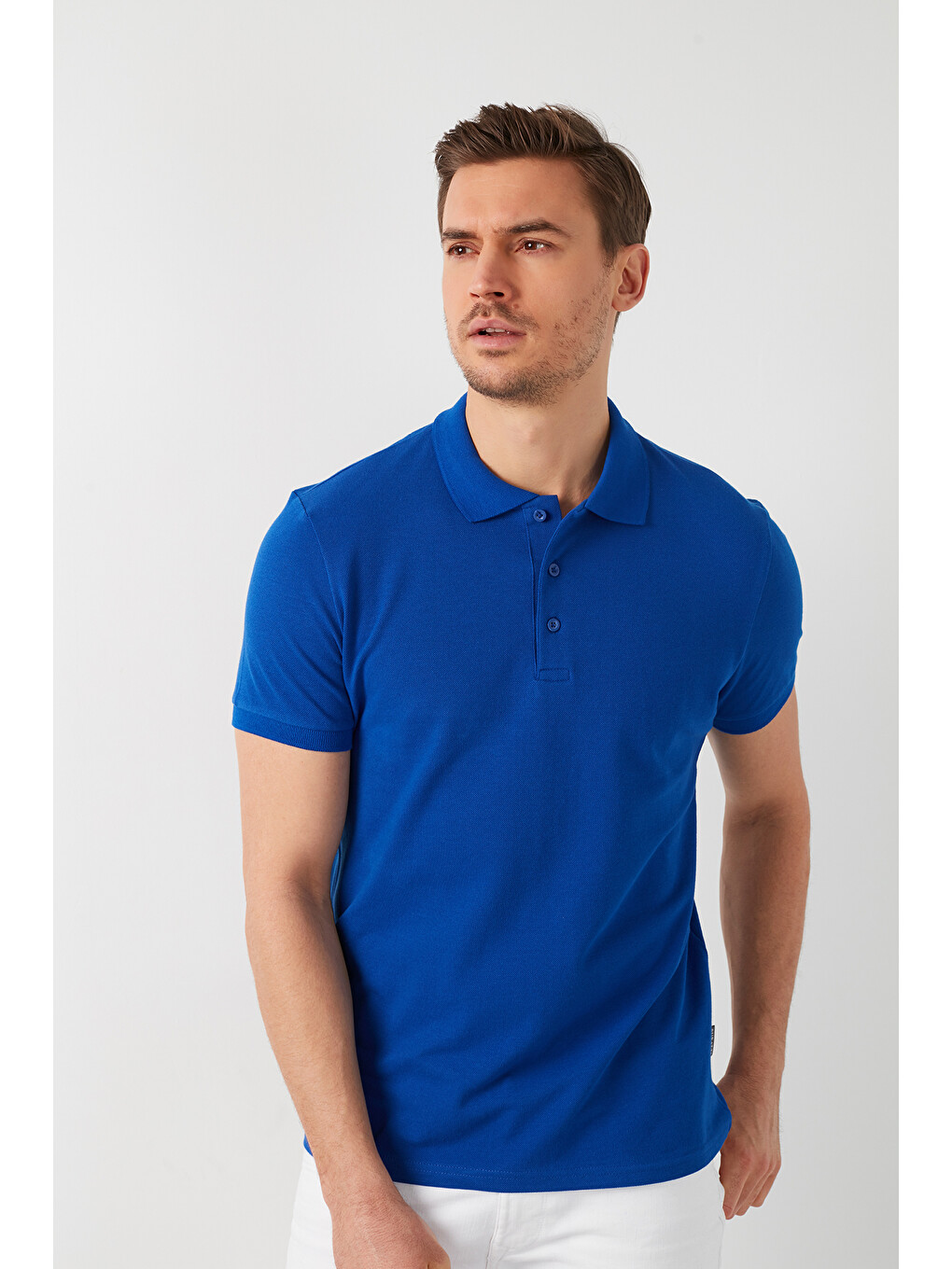 Mavi Pamuk Regular Fit Düğmeli 2'li Paket Polo Yaka %100 Pamuk Tişört 5902127S2-2