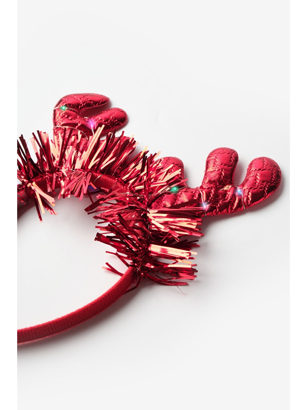 Kırmızı Işık Detaylı Geyik Boyunuzu Kız Çocuk Taç-1