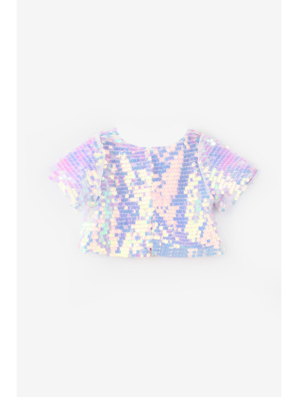 Lila Pullu Kız Çocuk Crop-5