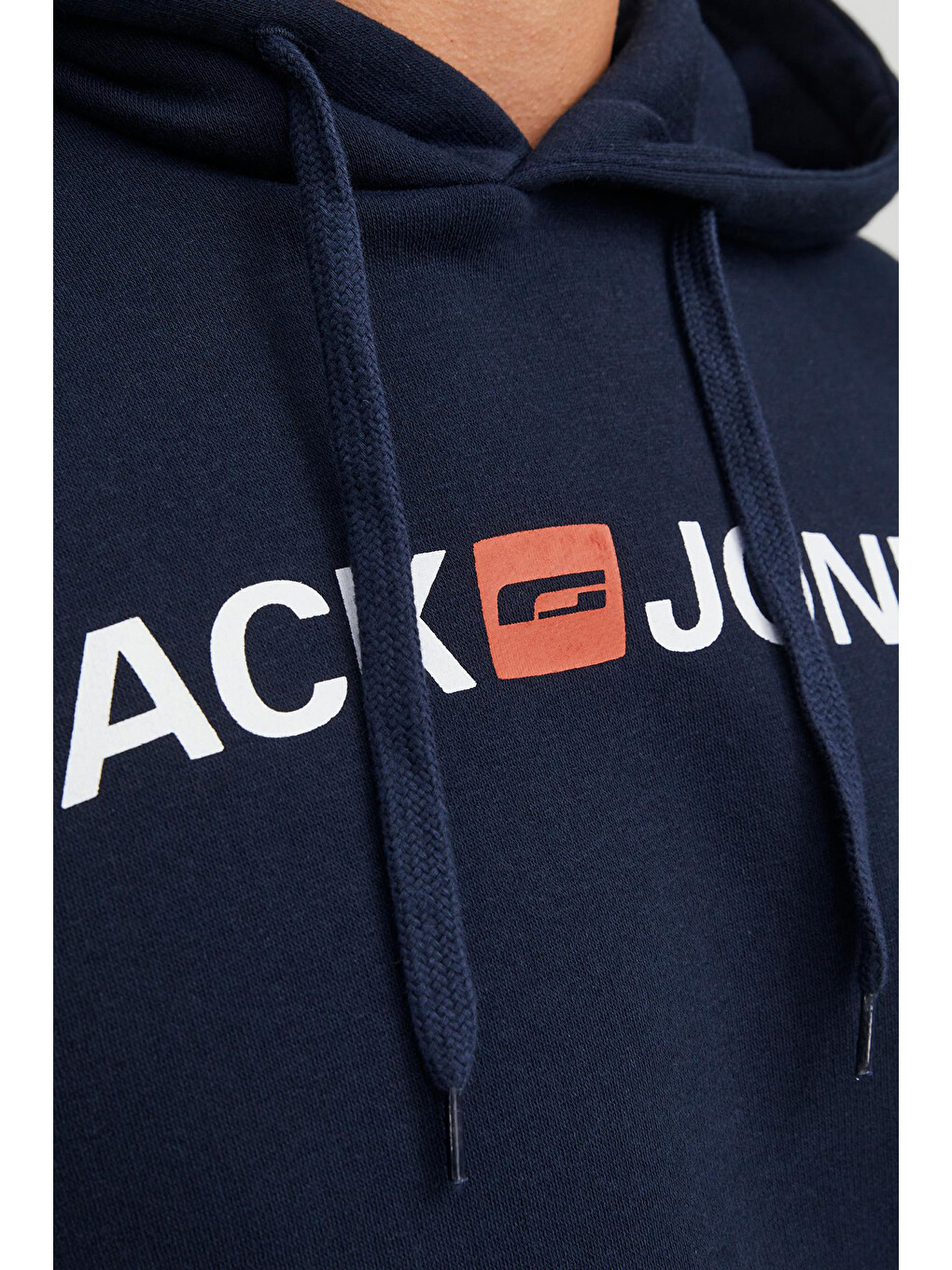 Lacivert Jjecorp Old Logo Regular Kapüşonlu Erkek Sweat 1213-7054-5