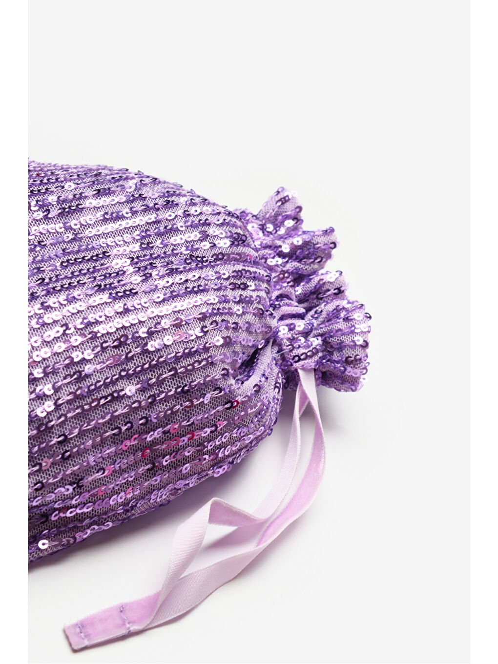 Lila Sıralı Pullu Kız Çocuk Çanta-1