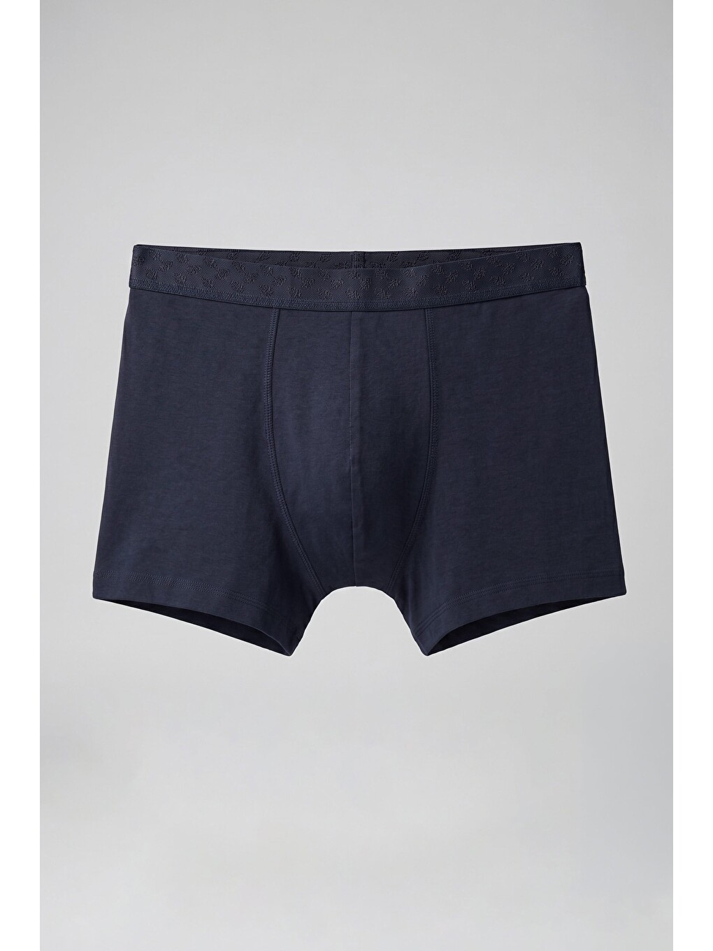 Erkek Pamuklu Modal Lastikli Boxer Lacivert